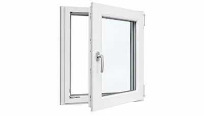 White Upvc Casement Window